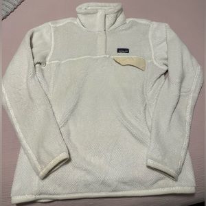 Patagonia Women's White X-Dye Re-Tool Fleece Pullover